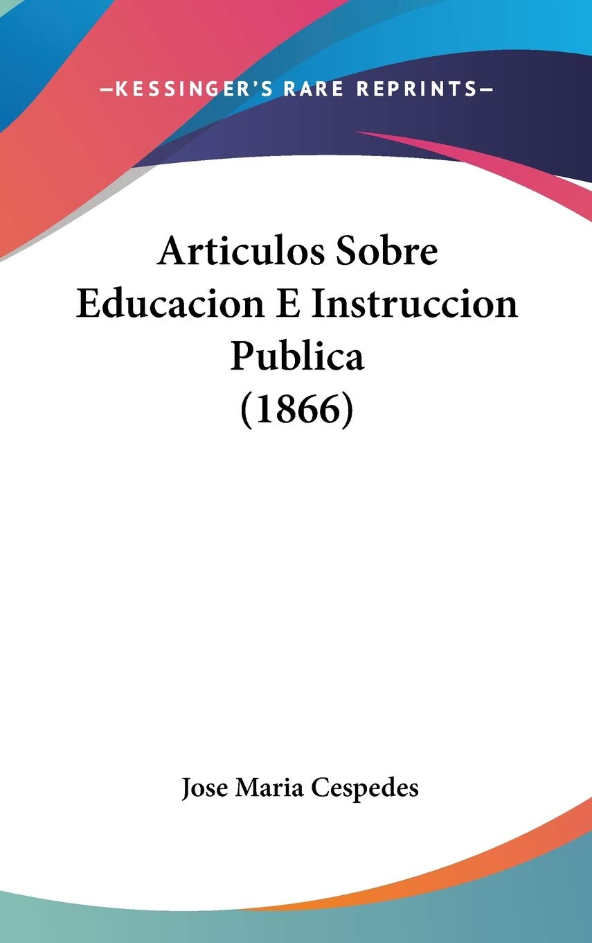 Articulos Sobre Educacion E Instruccion Publica Social Sciences