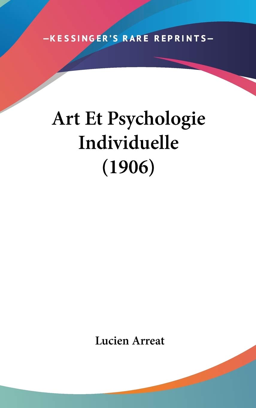 Art Et Psychologie Individuelle Contemporary literature
