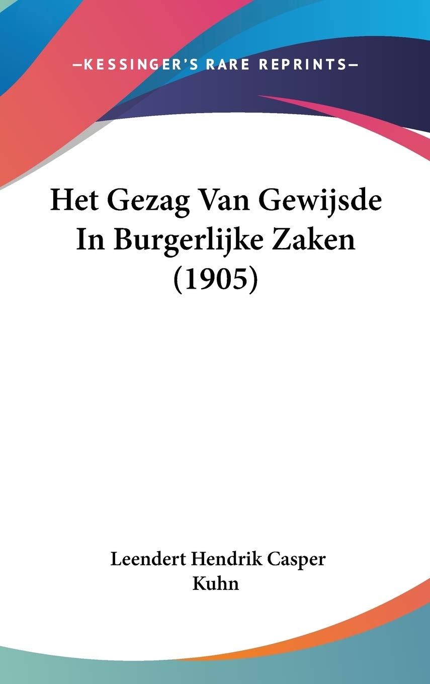 Het Gezag Van Gewijsde in Burgerlijke Zaken Contemporary literature