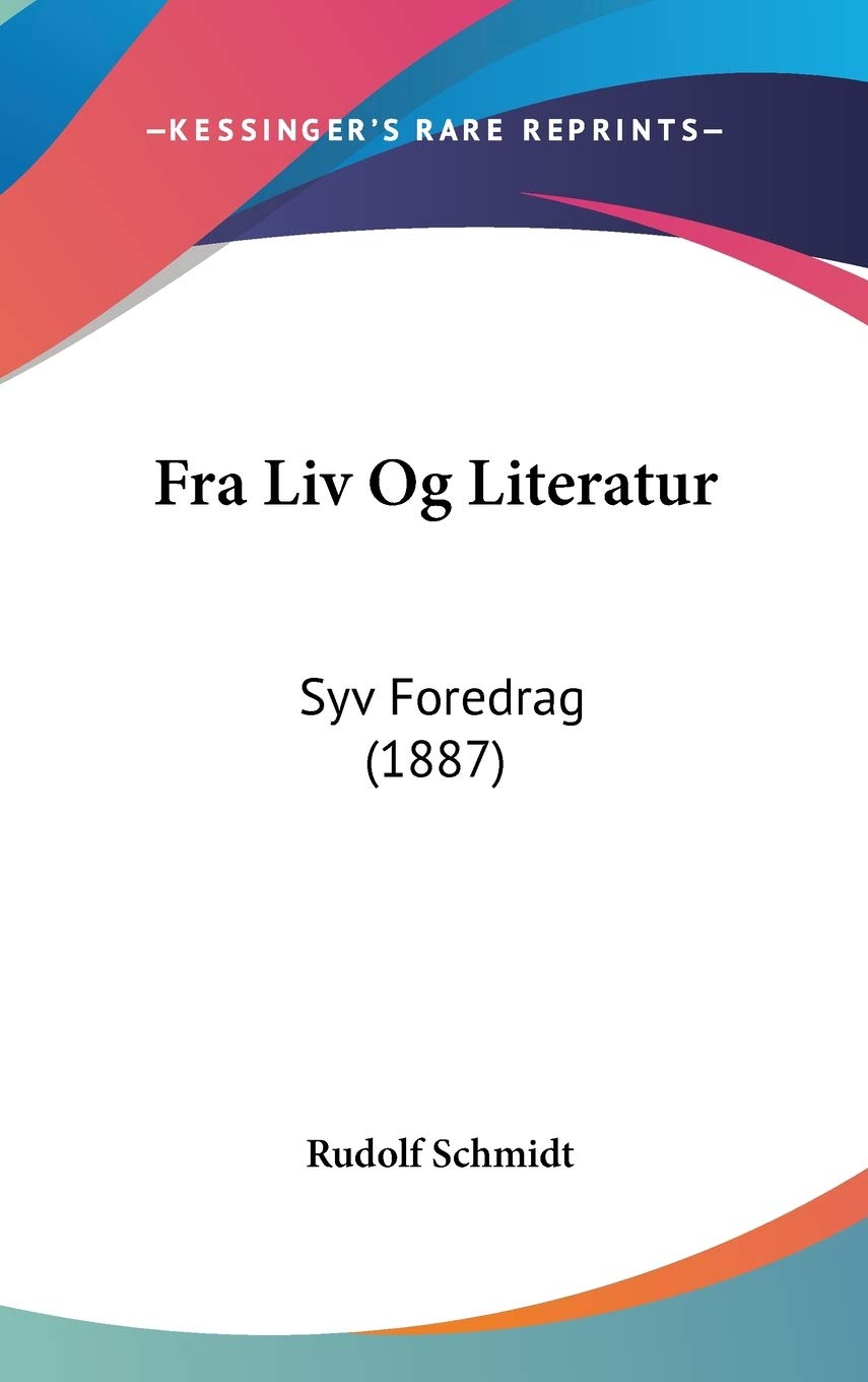 Fra Liv Og Literatur: Syv Foredrag Contemporary literature