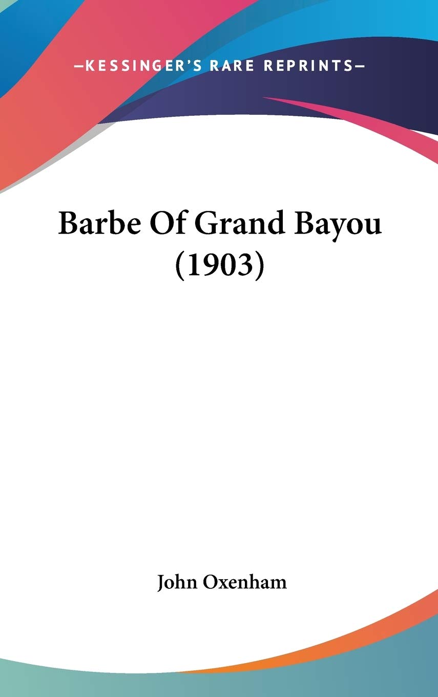Barbe of Grand Bayou Contemporary literature