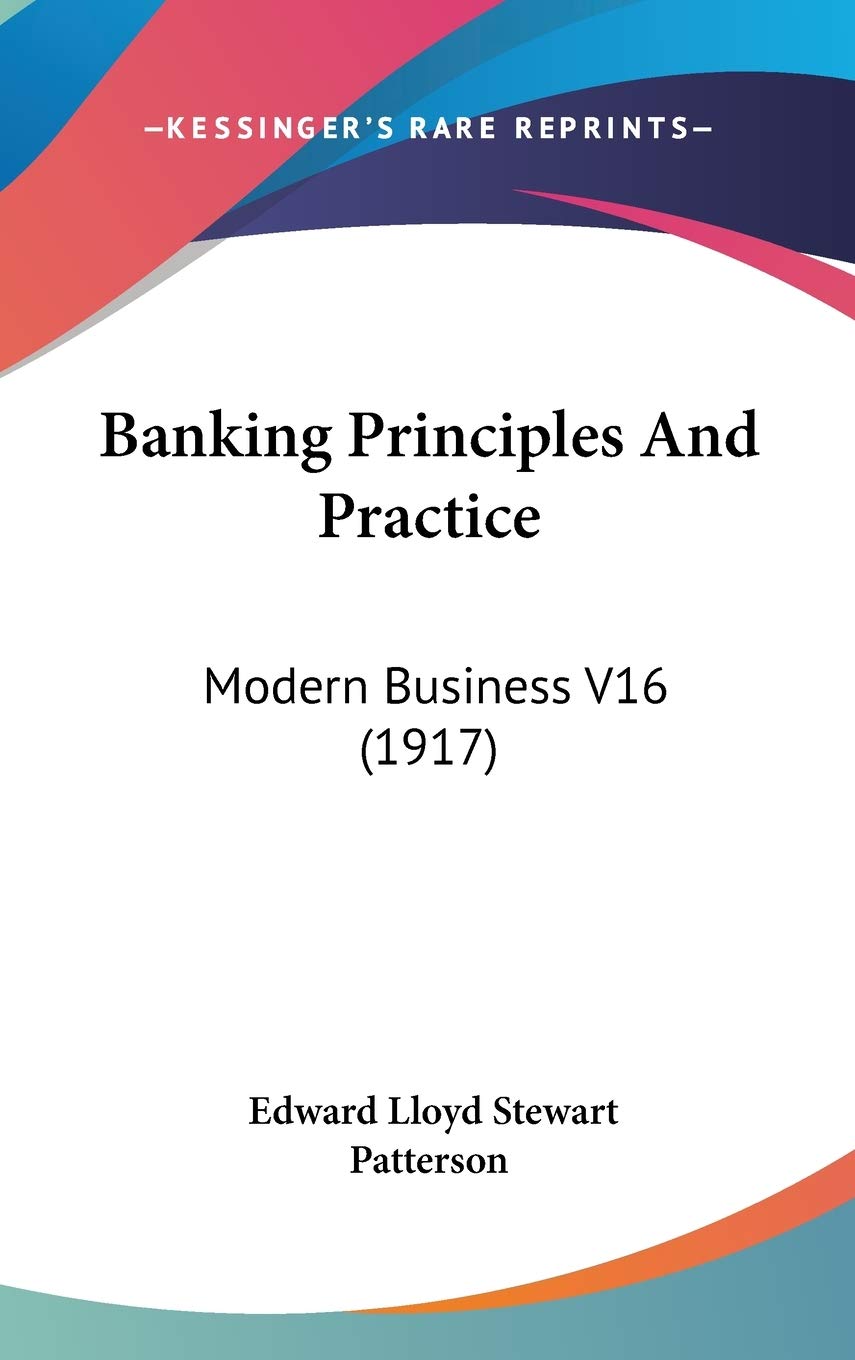 Banking Principles and Practice (Modern Business, Band 16) Contemporary literature