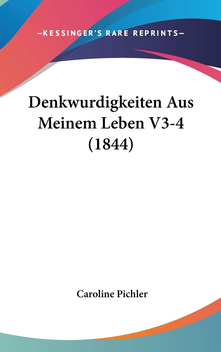 Denkwurdigkeiten Aus Meinem Leben Contemporary literature