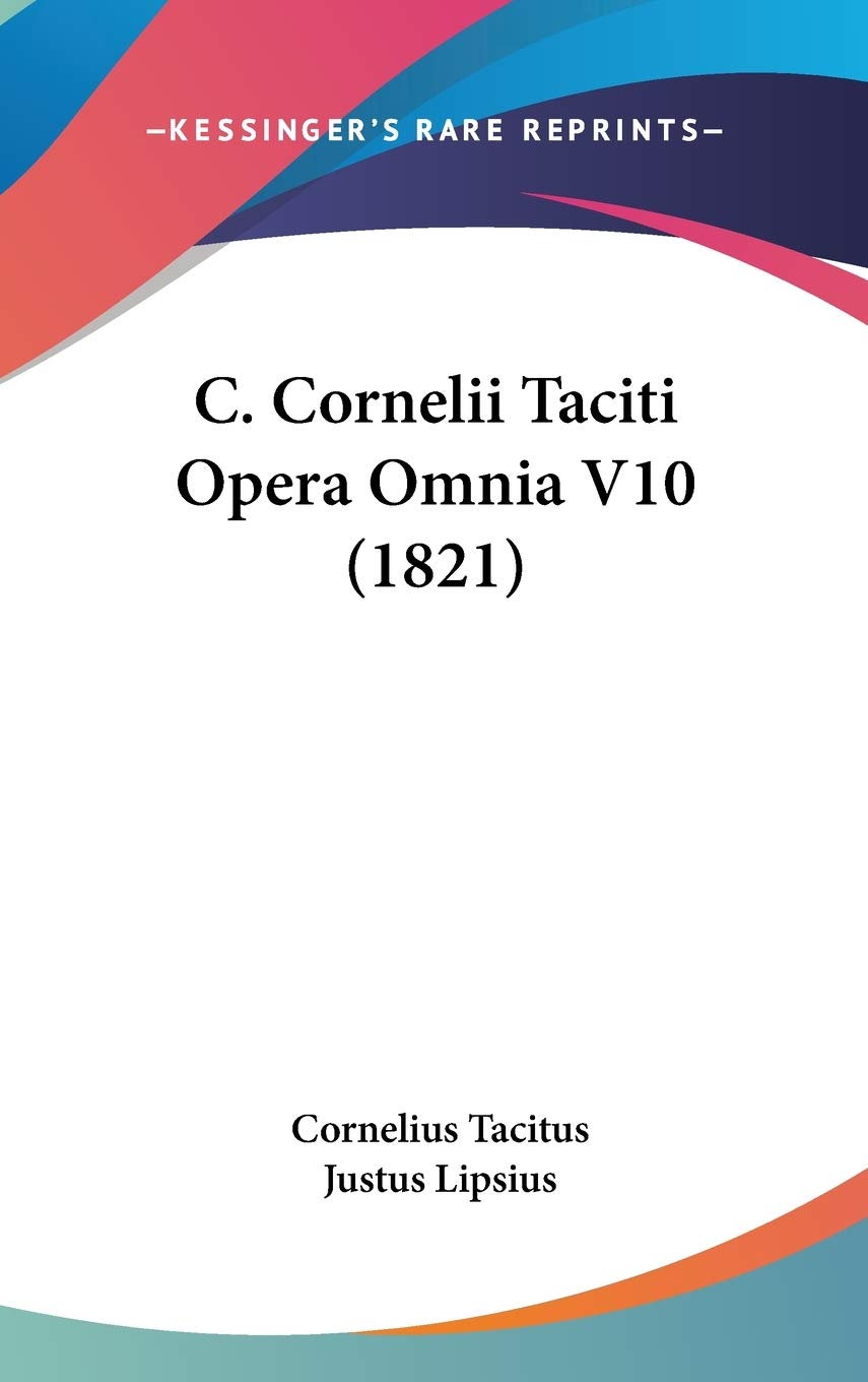 Product Image: C. Cornelii Taciti Opera Omnia