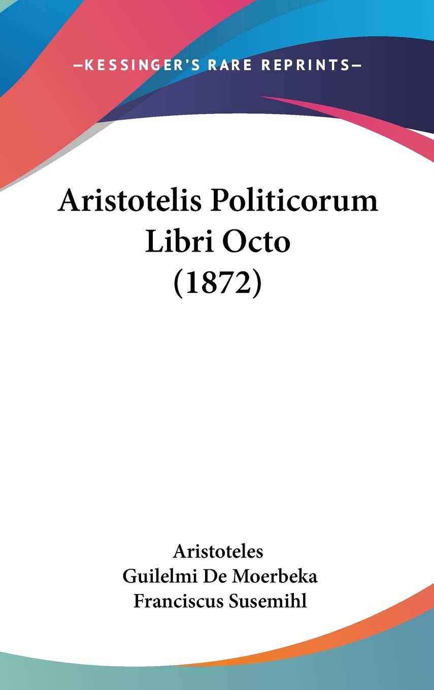 Product Image: Aristotelis Politicorum