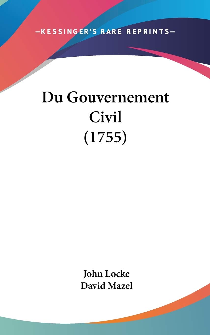 Du Gouvernement Civil (1755) Contemporary literature