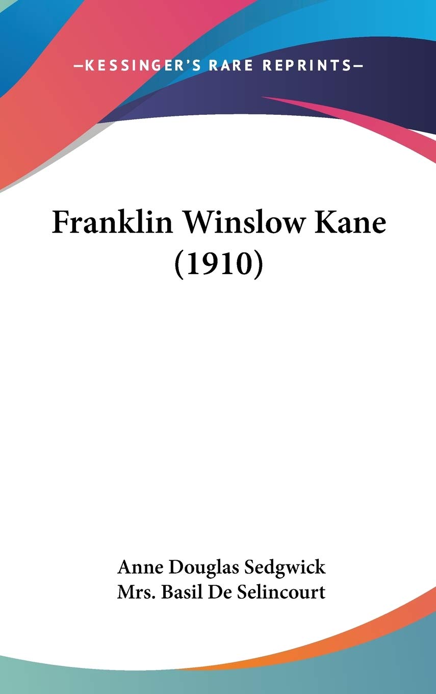 Franklin Winslow Kane (1910) Contemporary literature
