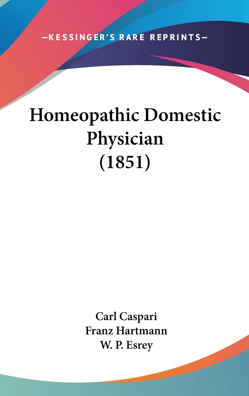 Homeopathic Domestic Physician (1851) Contemporary literature