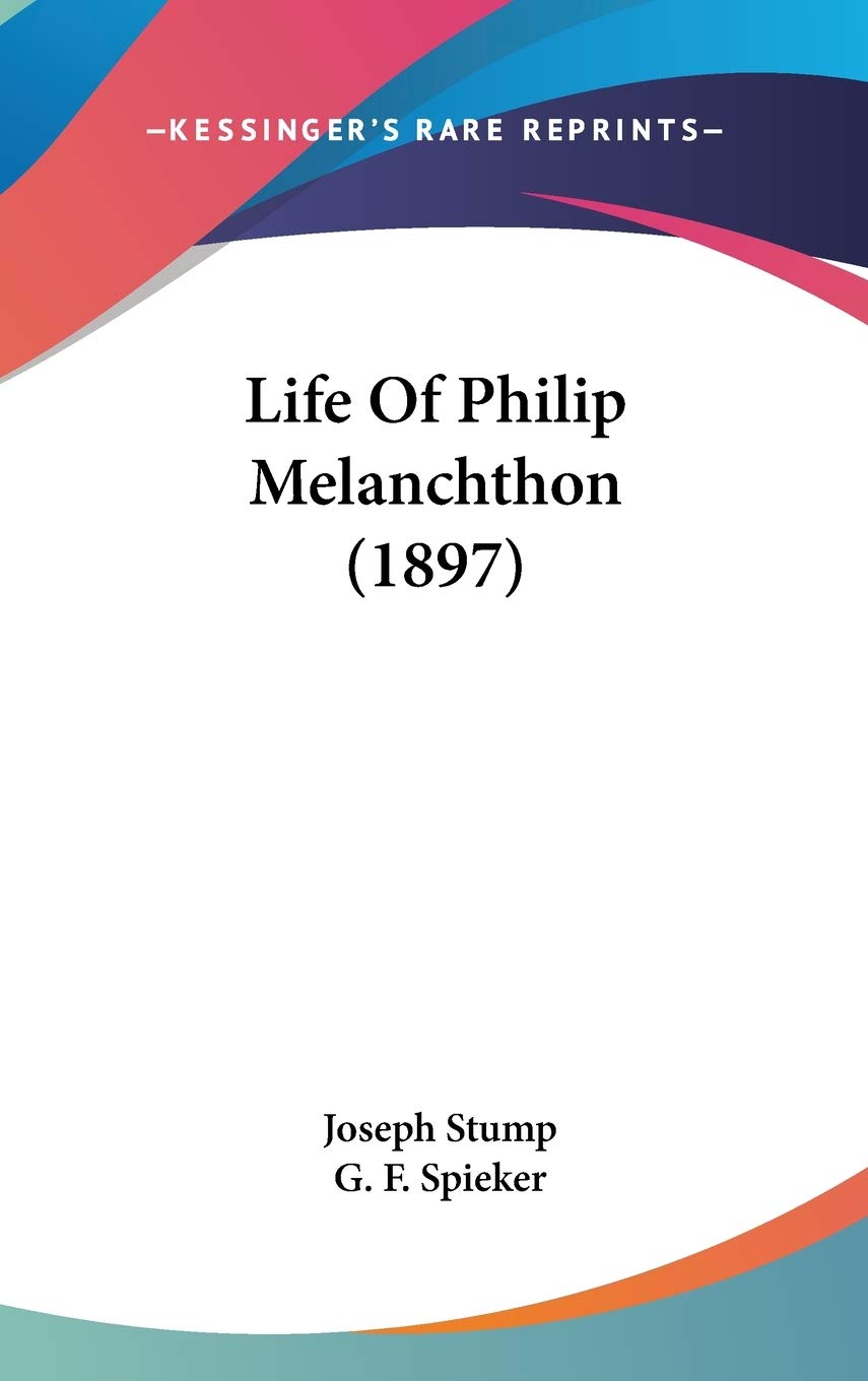 Life of Philip Melanchthon Contemporary literature