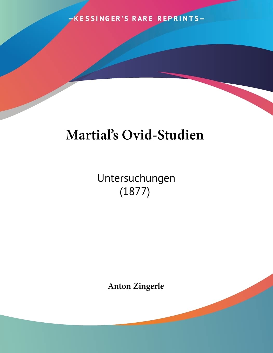 Martial's Ovid-studien: Untersuchungen Contemporary literature
