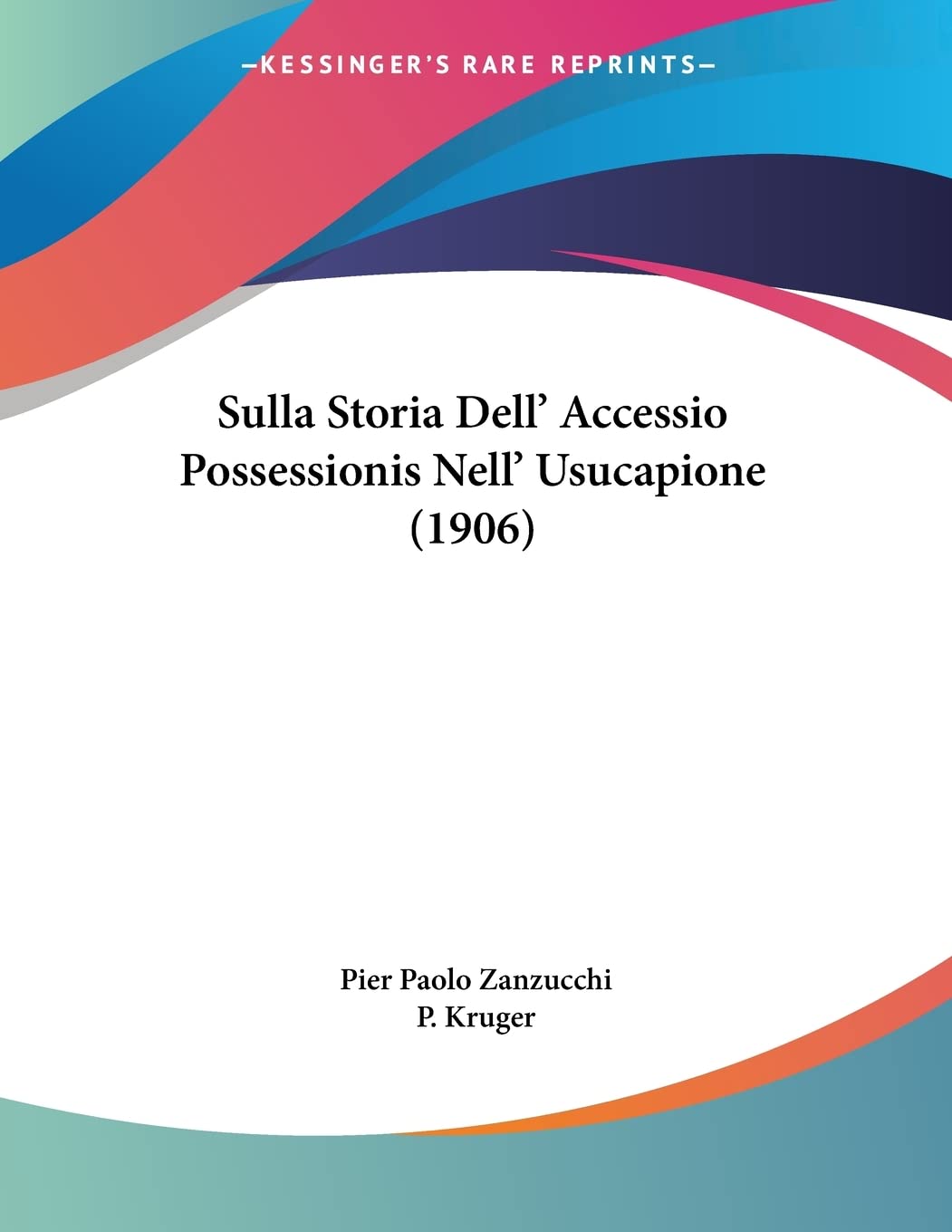 Sulla Storia Dell' Accessio Possessionis Nell' Usucapione Law