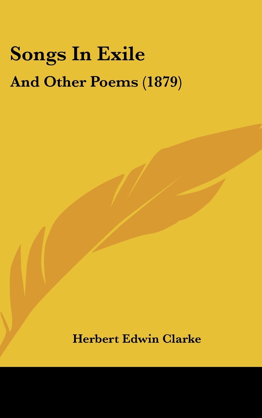 Songs In Exile: And Other Poems (1879) Contemporary literature