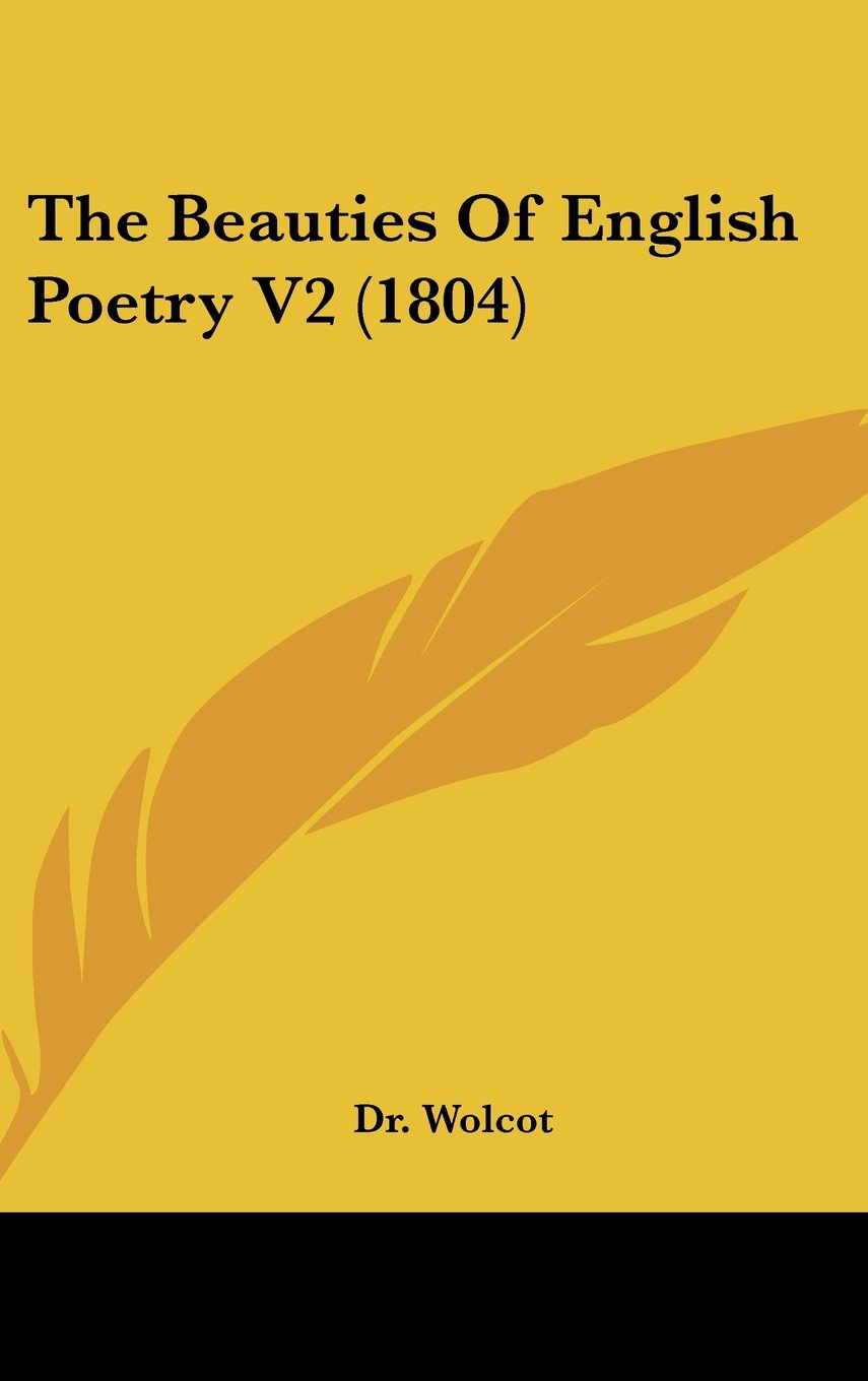 The Beauties of English Poetry V2 (1804) Contemporary literature