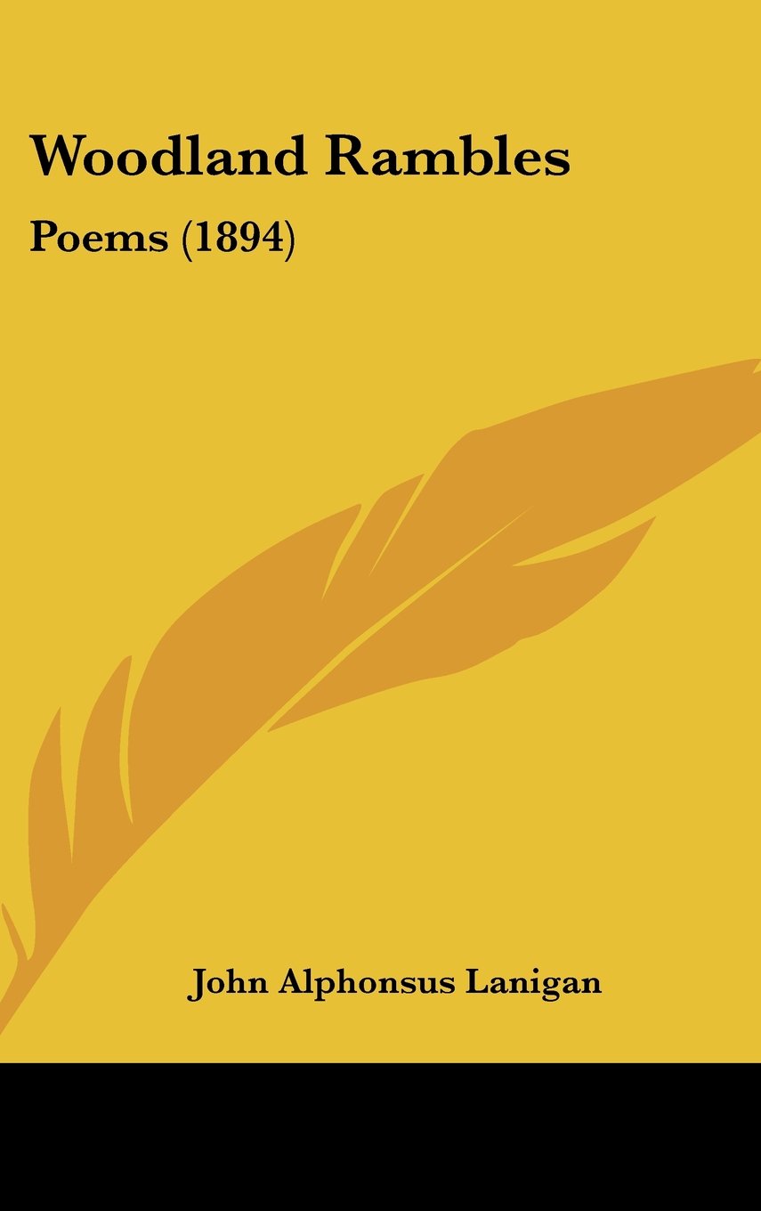 Woodland Rambles: Poems (1894) Contemporary literature