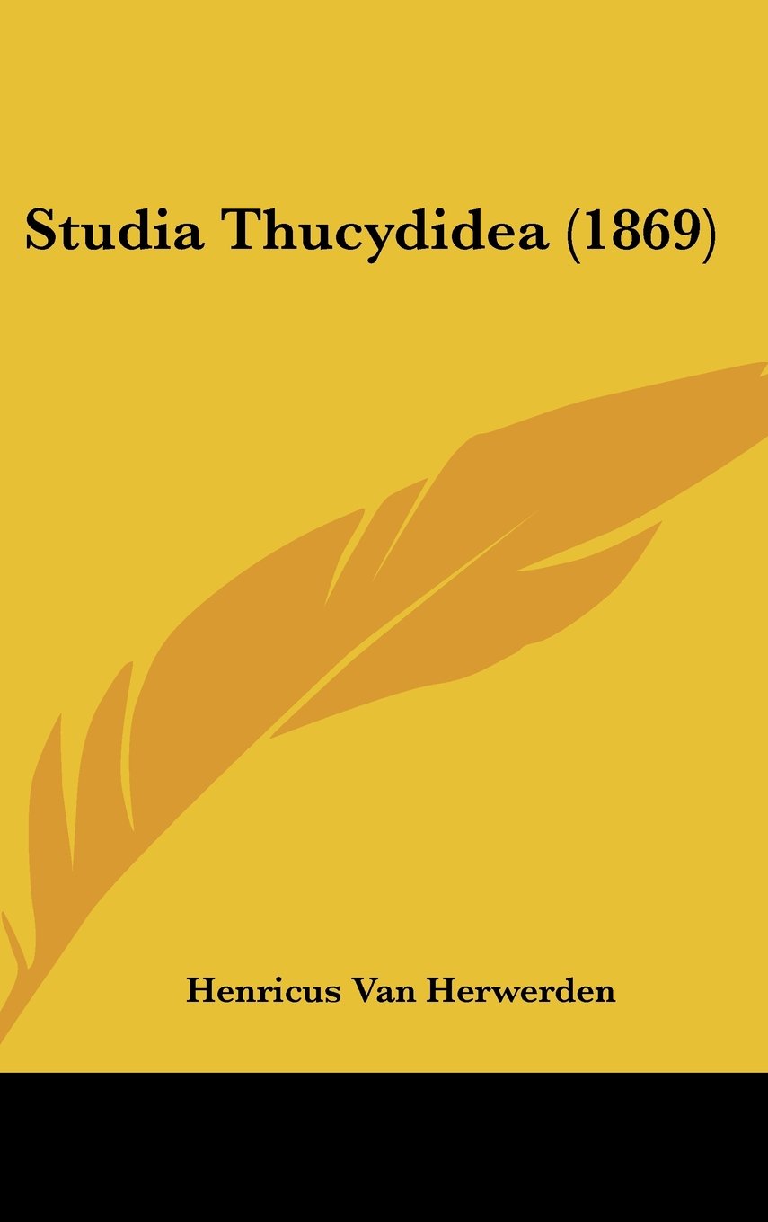 Product Image: Studia Thucydidea (1869)