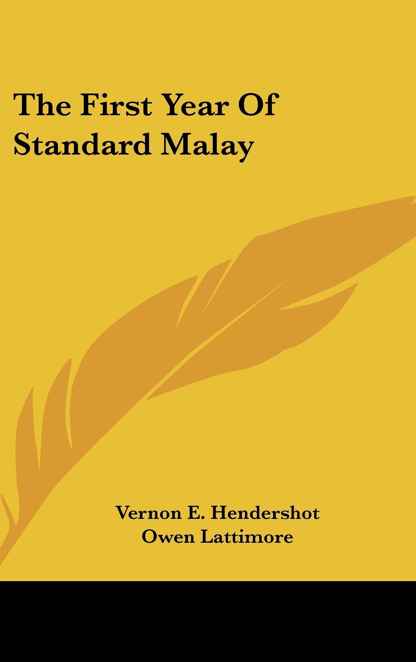 The First Year Of Standard Malay Politics & History