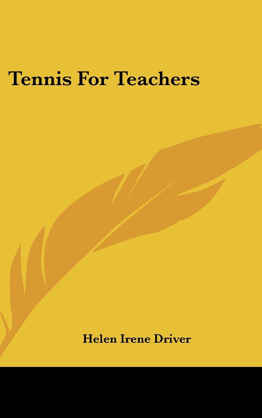 Tennis For Teachers Books