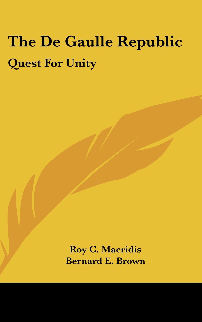 Product Image: The De Gaulle Republic: Quest For Unity