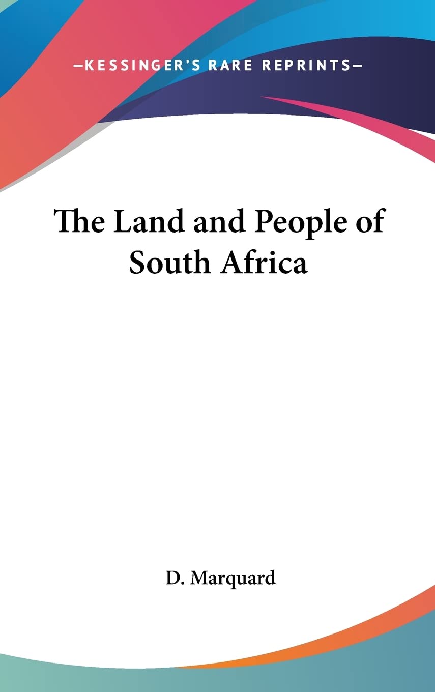 The Land and People of South Africa Non-fiction