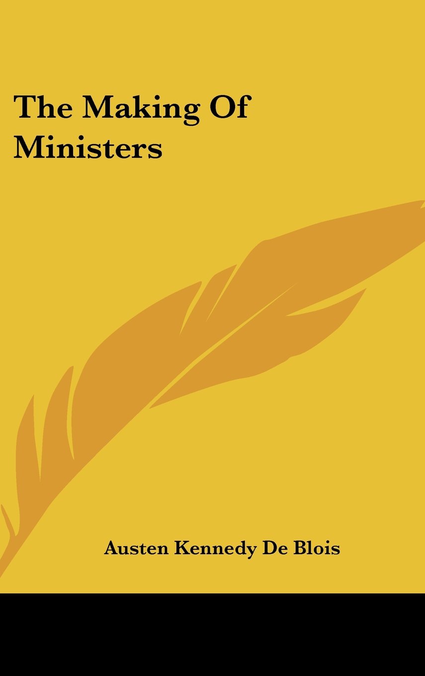 The Making Of Ministers Books