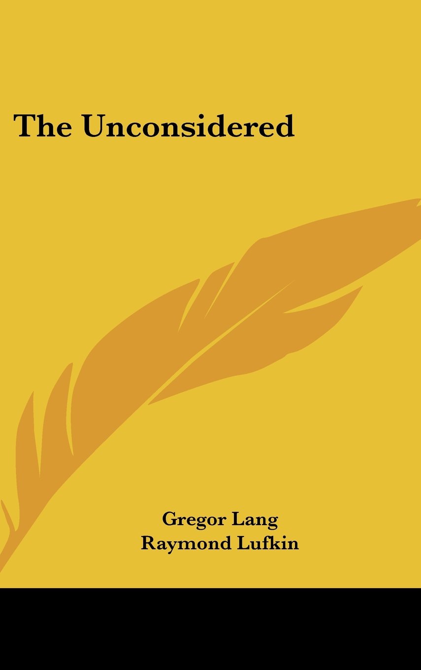 The Unconsidered Books
