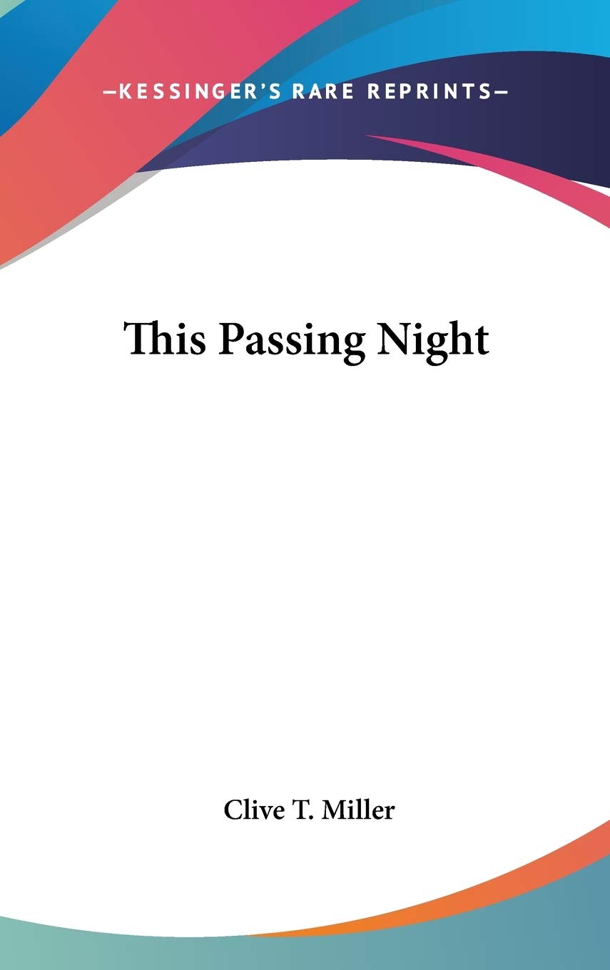 This Passing Night Contemporary literature