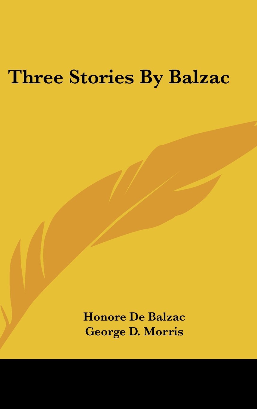 Product Image: Three Stories By Balzac
