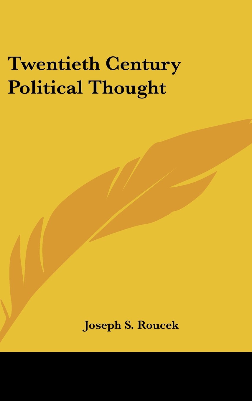 Twentieth Century Political Thought Books