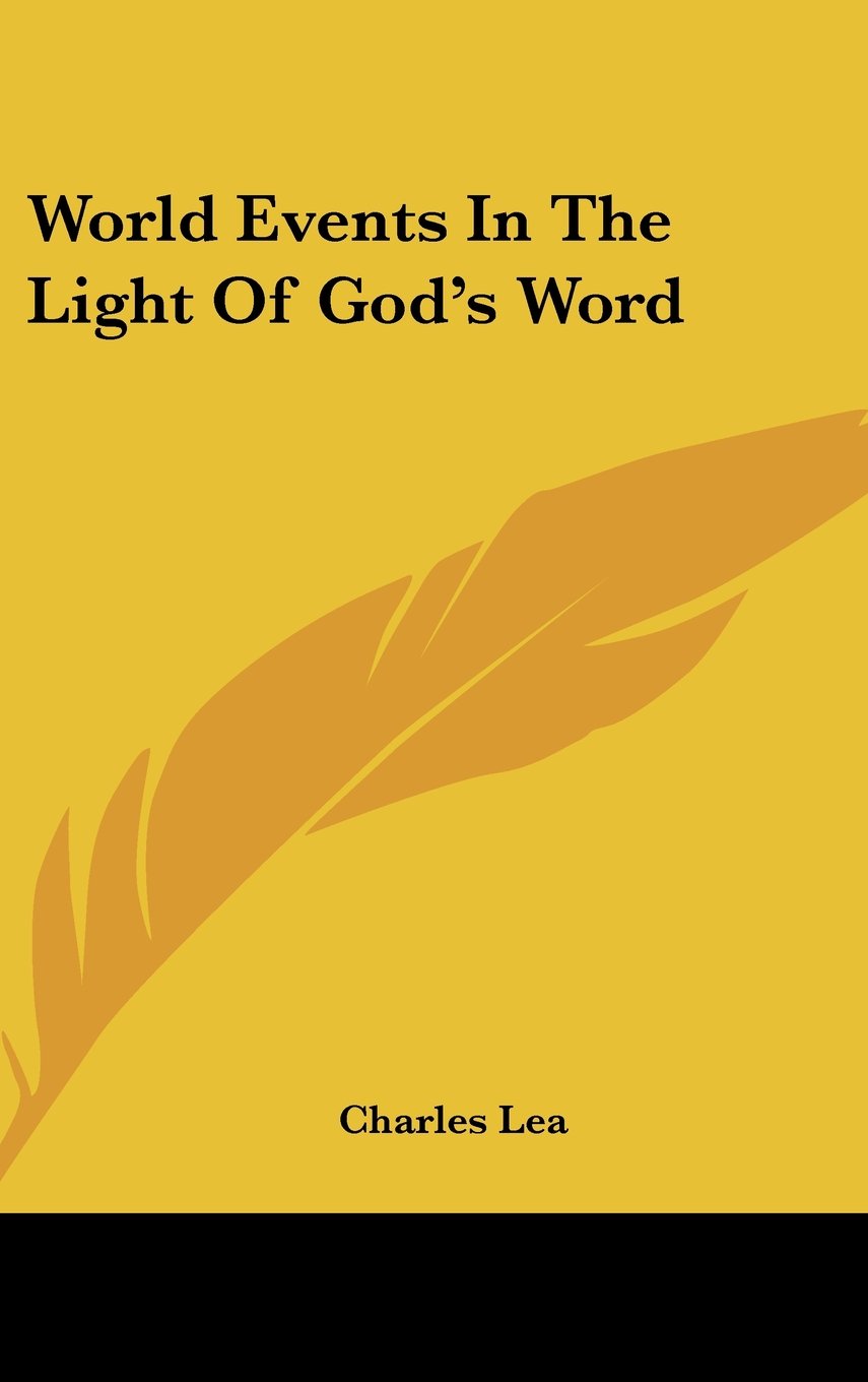World Events In The Light Of God's Word Books