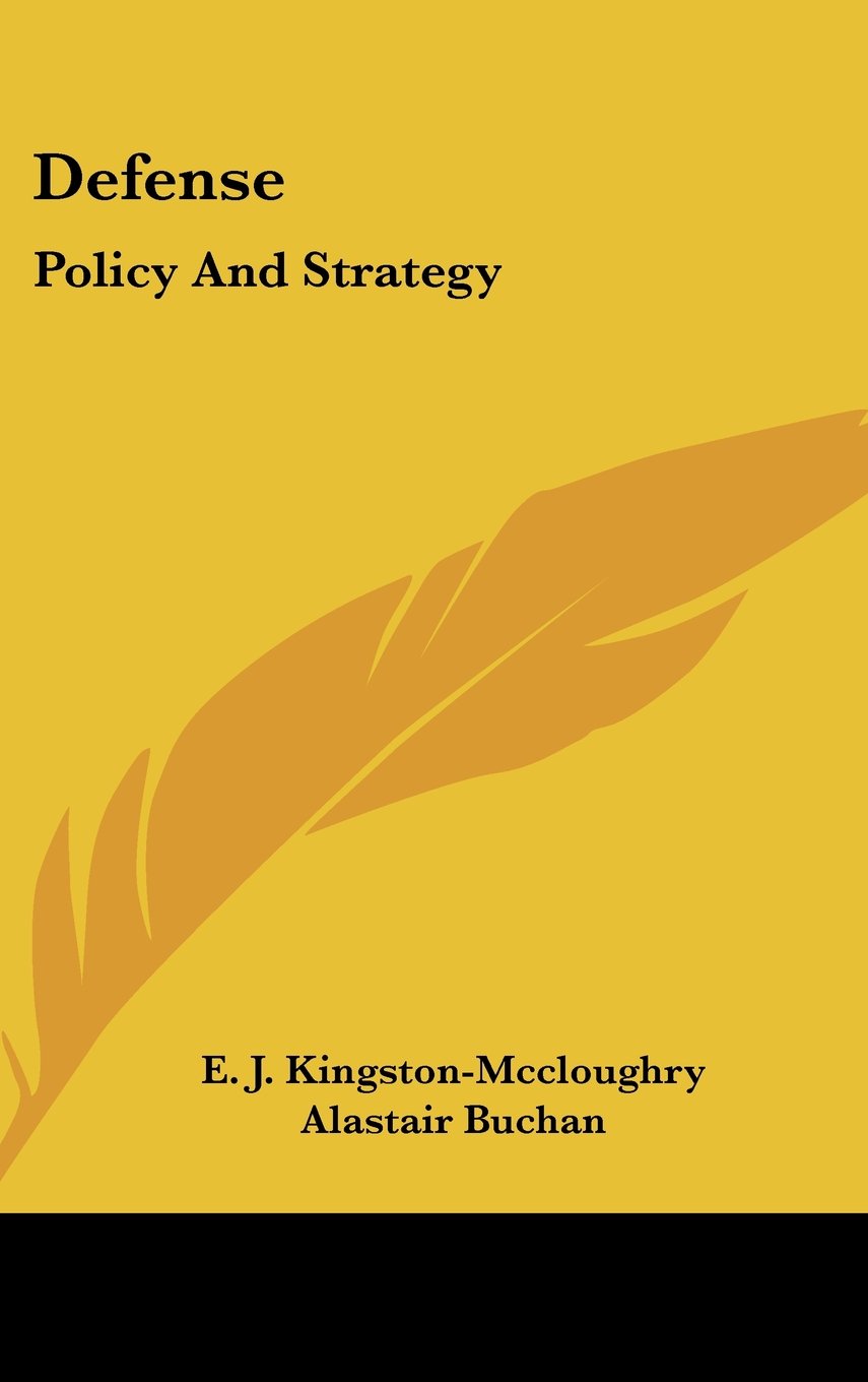 Product Image: Defense: Policy And Strategy