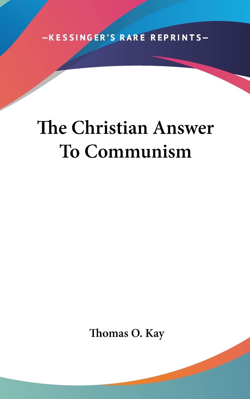 Product Image: The Christian Answer To Communism