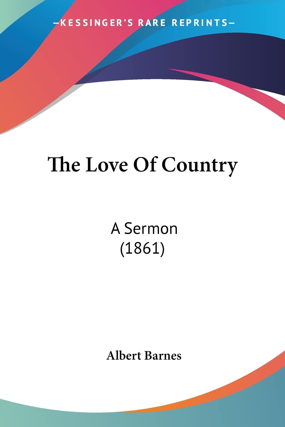The Love of Country: A Sermon book