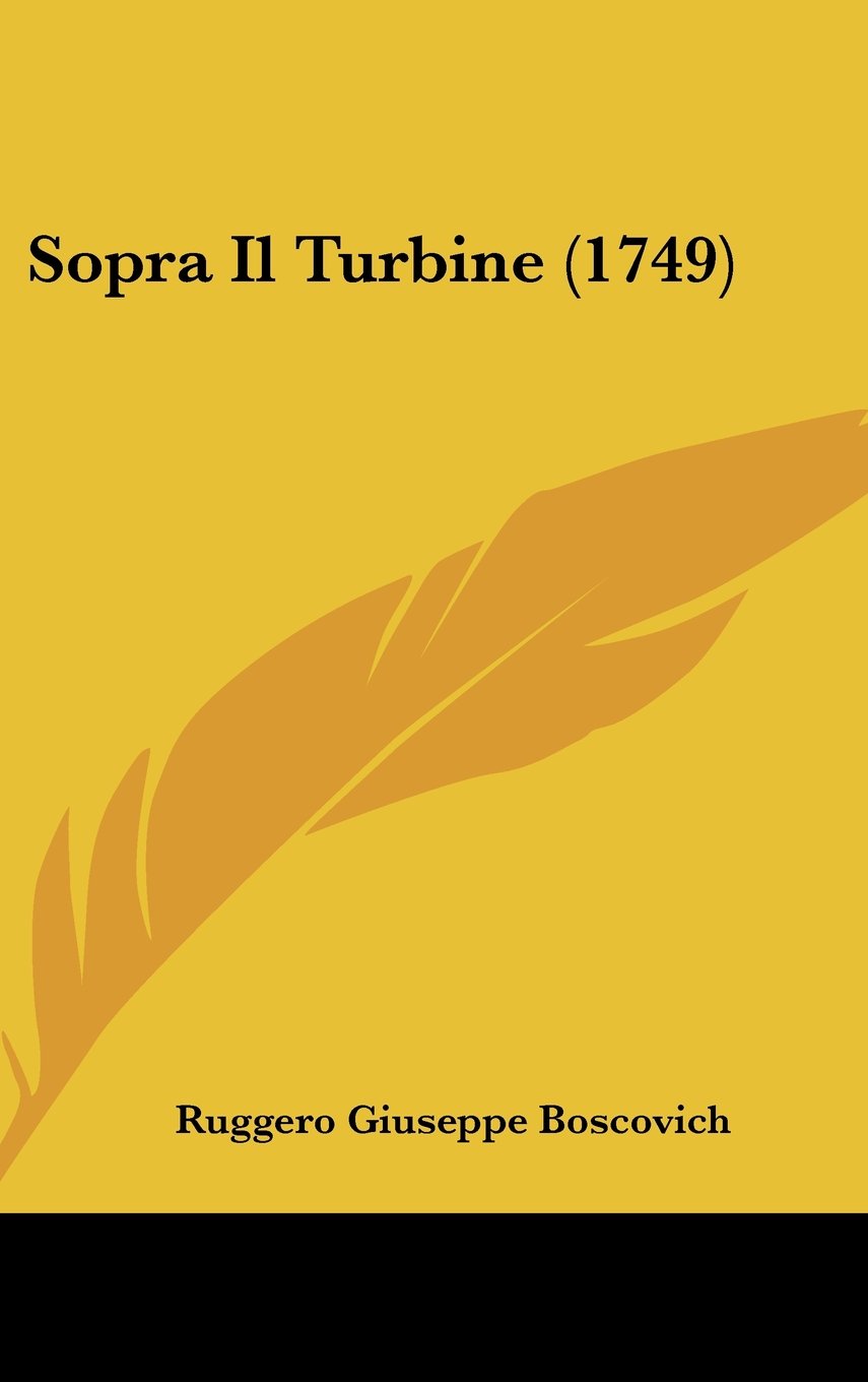 Sopra Il Turbine (1749) Books