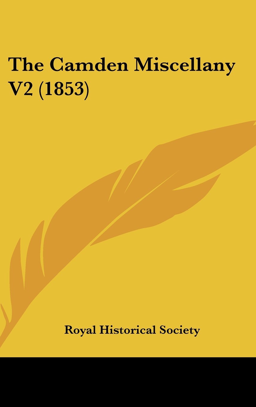 The Camden Miscellany V2 (1853) Books