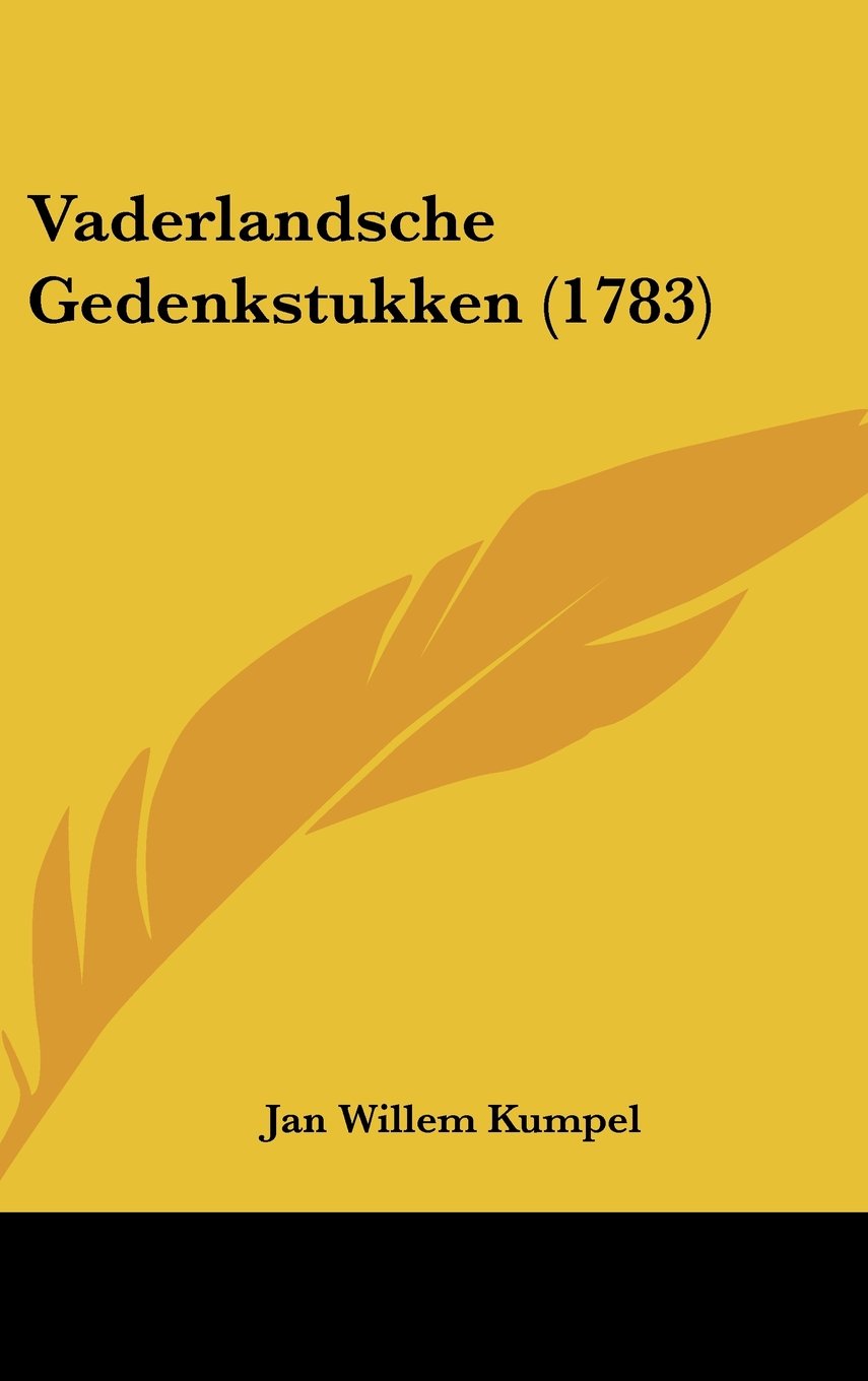 Vaderlandsche Gedenkstukken (1783) Books