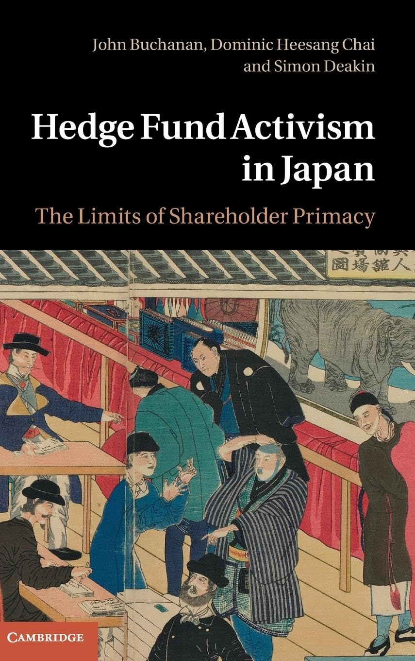 Hedge Fund Activism in Japan Law