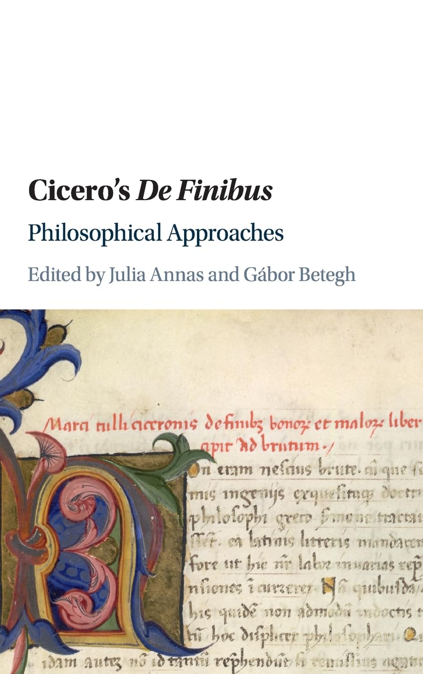 Cicero's De Finibus Philosophy