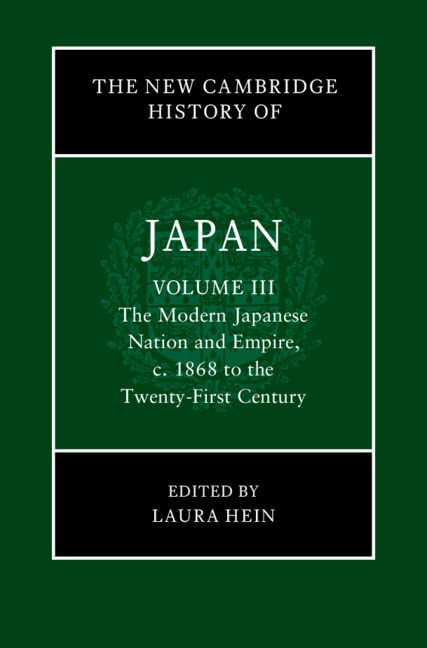 The New Cambridge History of Japan Politics & History