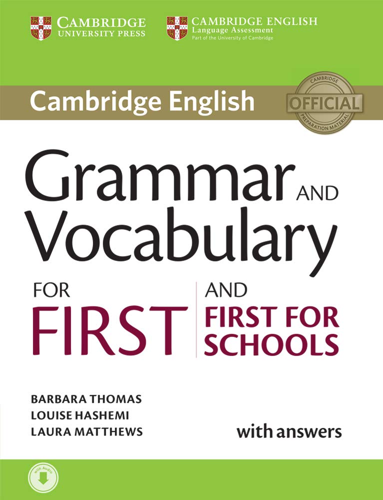Grammar and Vocabulary for First and First for Schools Book with Answers and Audio (Cambridge Grammar for Exams) Contemporary literature