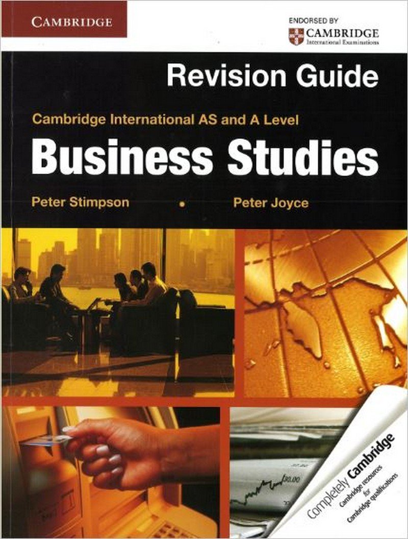 Cambridge International AS and A Level Business Studies Revision Guide Business, Finance & Career
