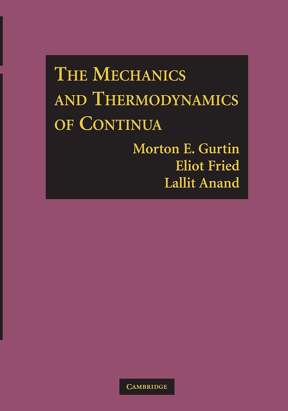 The Mechanics and Thermodynamics of Continua Business & Technology