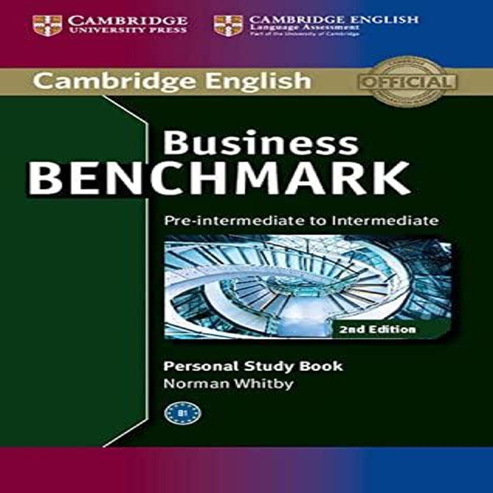 Business Benchmark Pre-intermediate to Intermediate BULATS and Business Preliminary Personal Study Book Foreign Languages ​​& Dictionaries