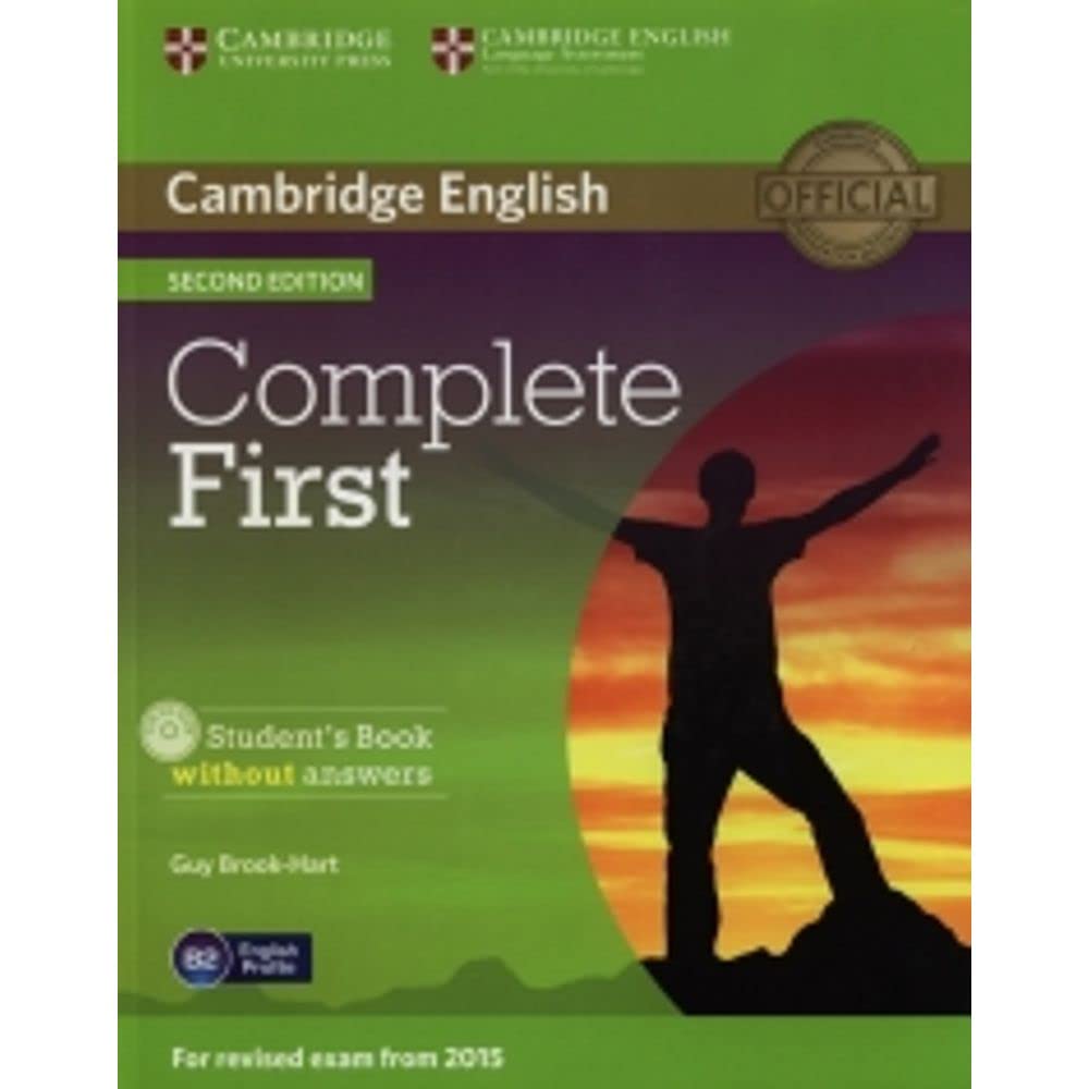 Complete First Student's Book without Answers with CD-ROM 2nd Edition Foreign Languages ​​& Dictionaries