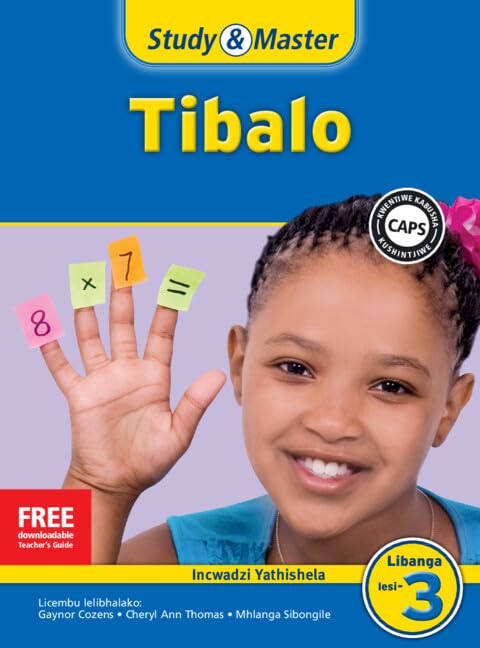 Study & Master Tibalo Lifayela Lathishela Libanga lesi-3 Siswati (CAPS Mathematics) Non-fiction