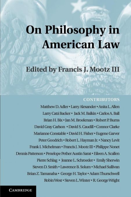 On Philosophy in American Law book
