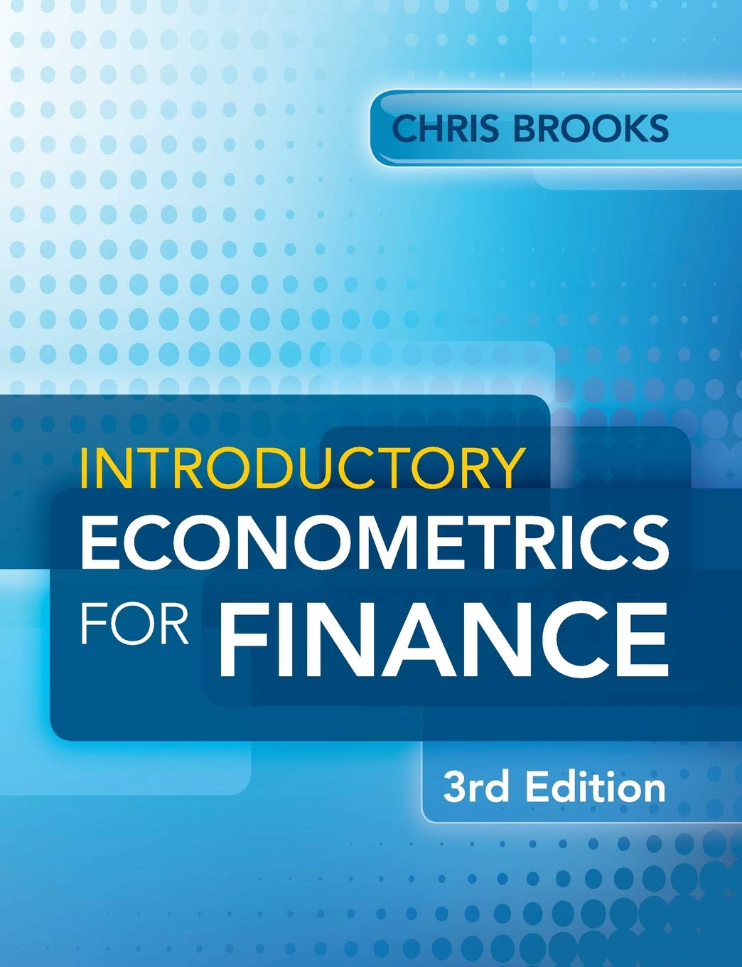 Product Image: Introductory Econometrics for Finance
