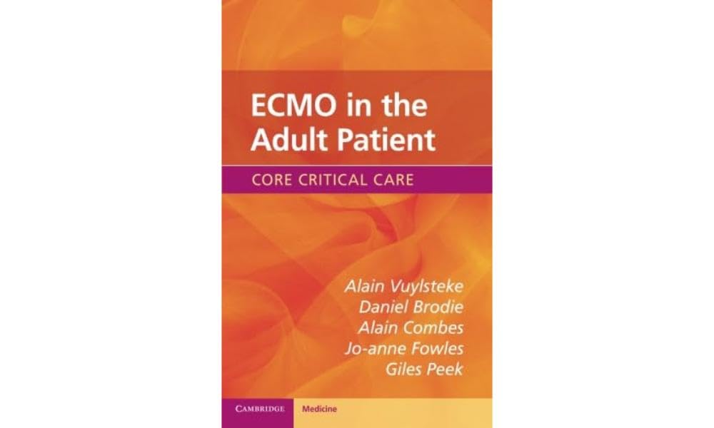ECMO in the Adult Patient book