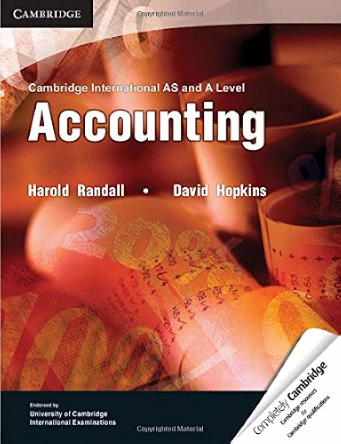 Cambridge International AS and A Level Accounting Textbook book