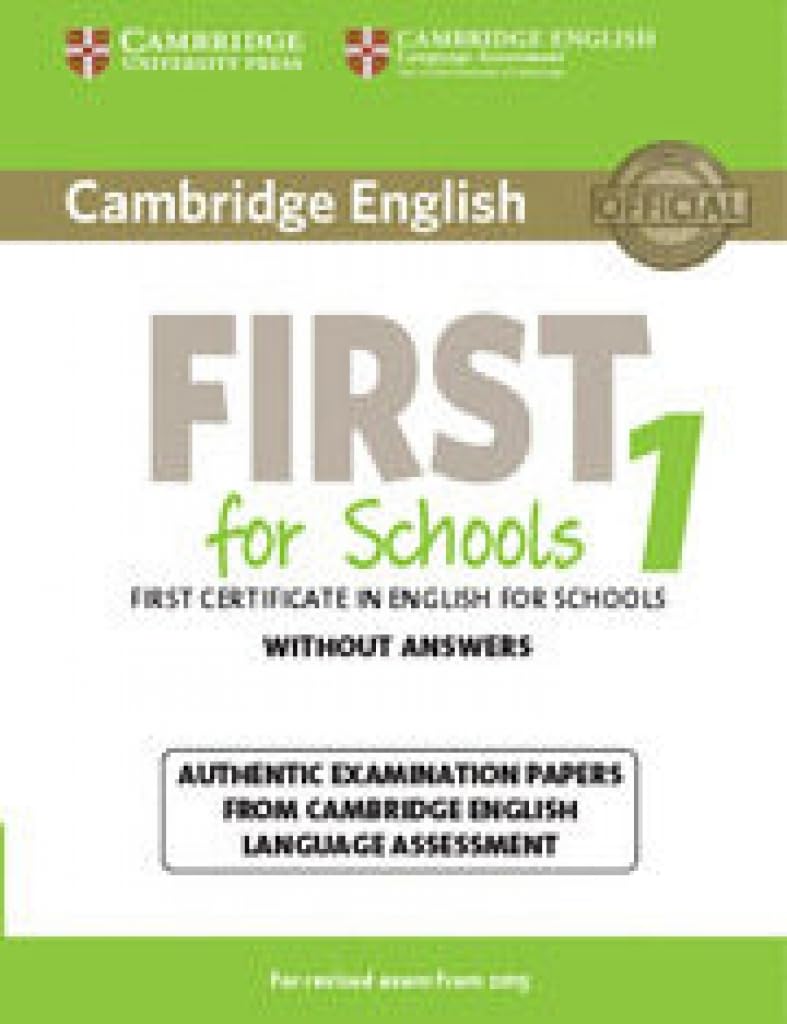 Cambridge English First for Schools 1 for Revised Exam from 2015 Student's Book Without Answers Foreign Languages ​​& Dictionaries