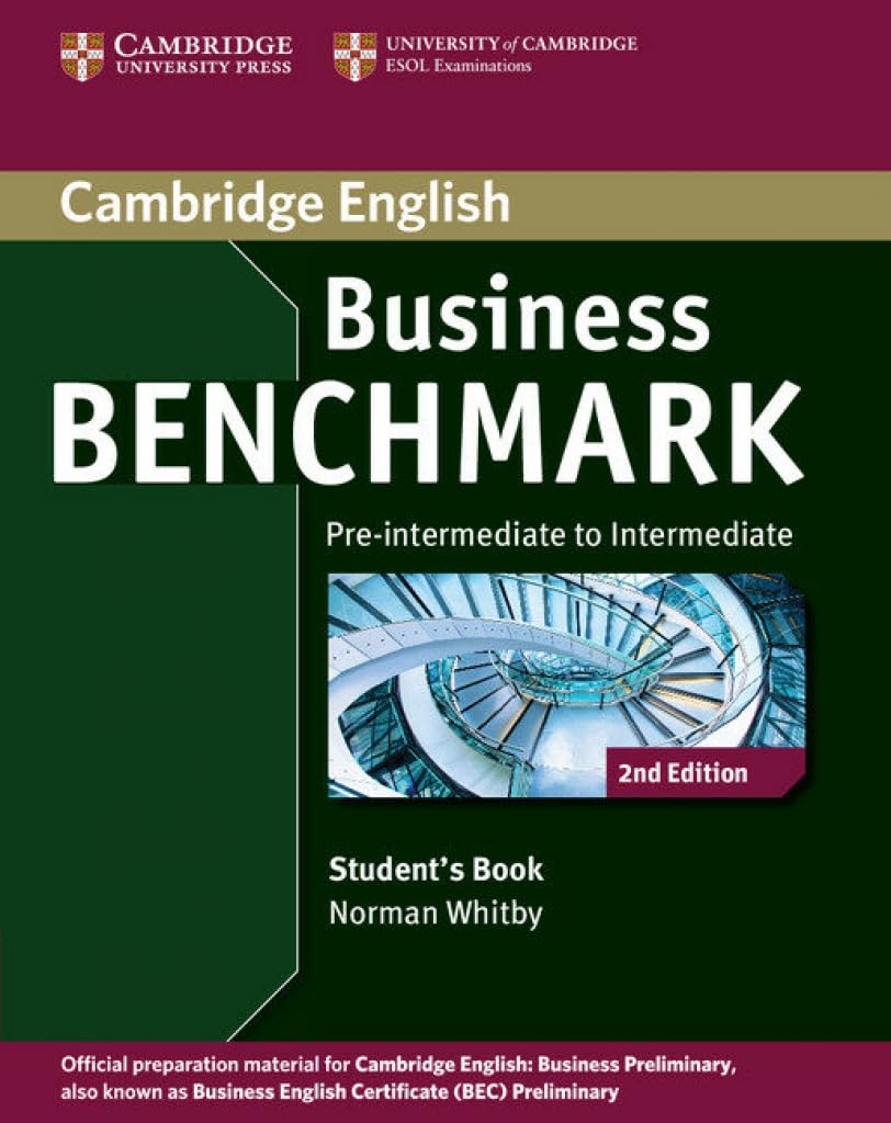 Business Benchmark Pre-intermediate - Intermediate Business Preliminary Student's Book Foreign Languages ​​& Dictionaries
